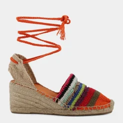 APEPAZZA Espadrillas^Ambra06Crk Anita Fantasia - Campesina Arancio