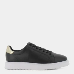 LAUREN RALPH LAUREN Sneakers^802875886 Angeline Black-Pale Gold - Sneakers Nero