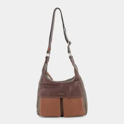 ESSEM Borse^Ap-I22-05 - Caffe-Cuoio-Fango - Borse Marrone
