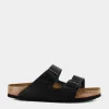 BIRKENSTOCK Sandali^Arizona 51193 Smooth Leather Uomo Black Leather - Sandali Nero