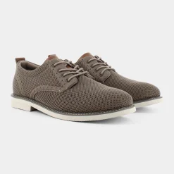 WELLON Stringate^Aw-E23U-36 Taupe - Stringate Beige