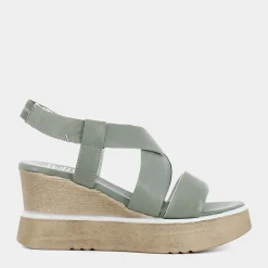 PATTI DI LUNA Sandali^Bi-E22D-05 - Oliva - Sandali Verde