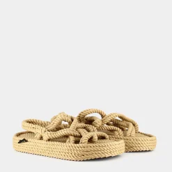 BOHONOMAD Sandali^Bo.0010 Bodrum Platform W Sandali Beige
