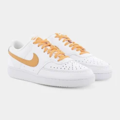 NIKE Sportive^Cd5434 Court Vision Low White/Light Curry - Sportive Bianco