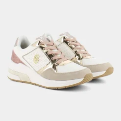 CONTE OF FLORENCE Sneakers^Cf21W52760 Gisella White Rose - Sneakers Bianco