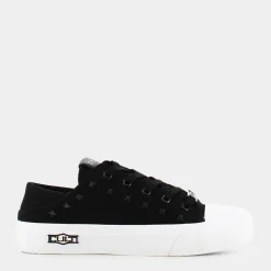 CULT Sneakers^Clw364101 Sabot W Canvas White Sneakers Nero