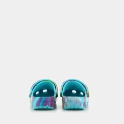 CROCS Ciabatte^Cr.208587 Classic Palm Print Clog Neptune/Multi - Ciabatte Multicolor