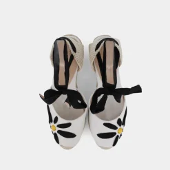 SHEEN Espadrillas^Cr-E22D-03 Campesina Bianco