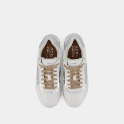 GEOX Sneakers^D261Bg0Bunfc0007 Jaysen White/Silver - Sneakers Beige