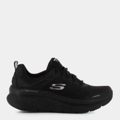 SKECHERS Sportive^149023 D'Lux Walker Black Leather / Mesh / Trim - Sportive Nero