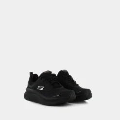 SKECHERS Sportive^149023 D'Lux Walker Black Leather / Mesh / Trim - Sportive Nero