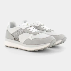 GEOX Sneakers^D25Rrb0As22C0898 Runntix Silver/Lt Grey - Sneakers Bianco