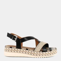 GEOX Sandali^D25Srd043Zic9999 Eolie Sandali Nero