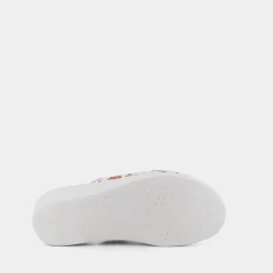 DUNE VERDI Ciabatte^Du-E24D-01 Gufi Multicolor - Ciabatte Bianco