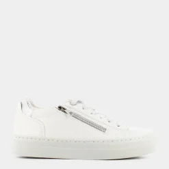 GEOX Sneakers^D35Vwb0Bcbnc0007 Claudin White/Silver - Sneakers Bianco