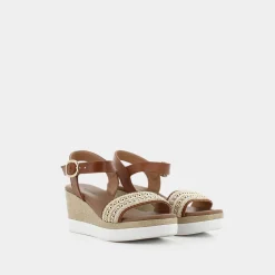 NERO GIARDINI Sandali^E307720D Cognac - Sandali Marrone