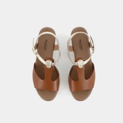 NERO GIARDINI Sandali^E307712D Cognac - Sandali Marrone