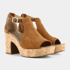 NERO GIARDINI Sandali^E115820D Cuoio - Sandali Marrone