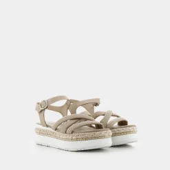 NERO GIARDINI Sandali^E307820D Lino - Sandali Beige