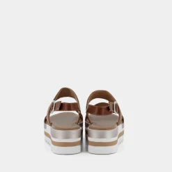 NERO GIARDINI Sandali^E218880D Marrone/Platino - Sandali Beige