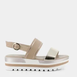 NERO GIARDINI Sandali^E218880D Platino - Sandali Beige