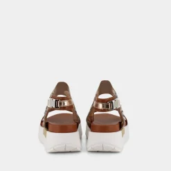 NERO GIARDINI Sandali^E219022D Platino - Sandali Beige