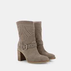 NERO GIARDINI Tronchetti^E217900D Taupe - Tronchetti Beige