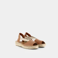 TONI PONS Espadrillas^Etna Cuiro - Campesina Marrone