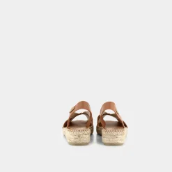 TONI PONS Espadrillas^Etna Cuiro - Campesina Marrone