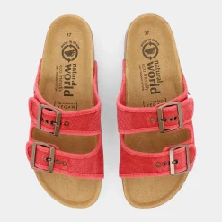 NATURAL WORLD Sandali^7001Ew Bio Sandali Rosso