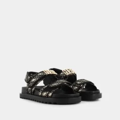 GUESS Sandali^Fl6Fbs Fal03 /Platino - Sandali Nero