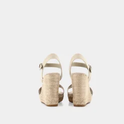 TOMMY HILFIGER Sandali^Fw0Fw07088Rbt Seasonal Webbing Ecru - Sandali Beige