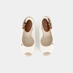 TOMMY HILFIGER Sandali^Fw0Fw04789Ybi Iconic Elena White - Sandali Bianco