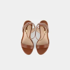 LAUREN RALPH LAUREN Sandali^802884124 Hilarie Cuoio - Sandali Marrone