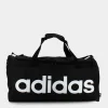 ADIDAS Accessori Sport^Ht4743 Linear Duffel M Black/White - Accessori Sport Nero