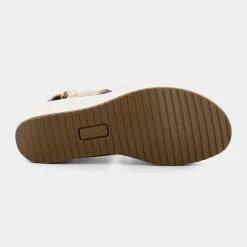 ESSEM Sandali^Im-E22D-08 - Platino - Sandali Beige