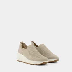 ESSEM Sneakers^Im-E23D-05 - Taup-Plat./Oro - Sneakers Beige