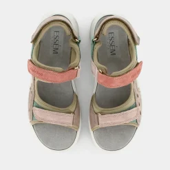 ESSEM Sandali^Im-E23D-11 - Visone/Rosa - Sandali Beige