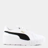 PUMA Sportive^390985 Karmen Wedge White-Black-Gold - Sportive Bianco