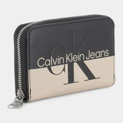 CALVIN KLEIN JEANS Piccola Pelletteria^K60K609818-01R Sculpted Bianco Piccola Pelletteria Nero