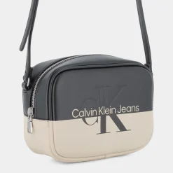 CALVIN KLEIN JEANS Tracolle^K60K609775-01R Sculpted Bianco Tracolle Nero
