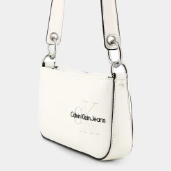 CALVIN KLEIN JEANS Tracolle^K60K60957002X Sculpted Tracolle Bianco
