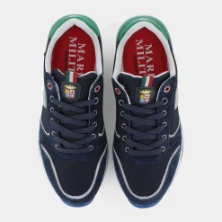 MARINA MILITARE Sneakers^Mm-2275 /Bianco/Verde - Sneakers Blu