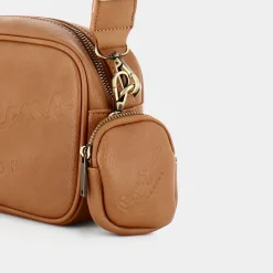 PEPE JEANS Tracolle^Pl031407 Bassy23 855 Camel - Tracolle Marrone