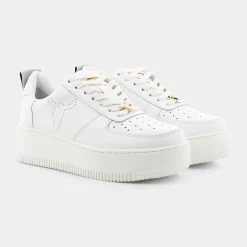 WINDSOR SMITH Sneakers^Racerr Leather White - Sneakers Bianco
