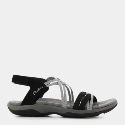 SKECHERS Sandali^163112 Reggae Slim Sandali Nero
