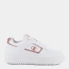 CHAMPION Sportive^S11576 Foul Play Platform Wht/Pnk - Sportive Bianco