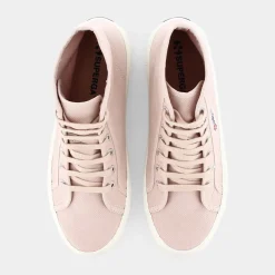 SUPERGA Sportive^S00Gxg0 Alpina High Top Pink Skin - F Avorio - Sportive Rosa