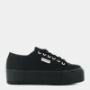 SUPERGA Sportive^S91111Lw 2790 Platform Full Black - Sportive Nero