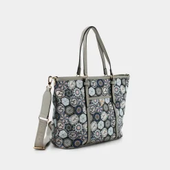 GATTINONI Borse^8008 Teodosia Daily Multi E/Ice Grey - Borse Blu